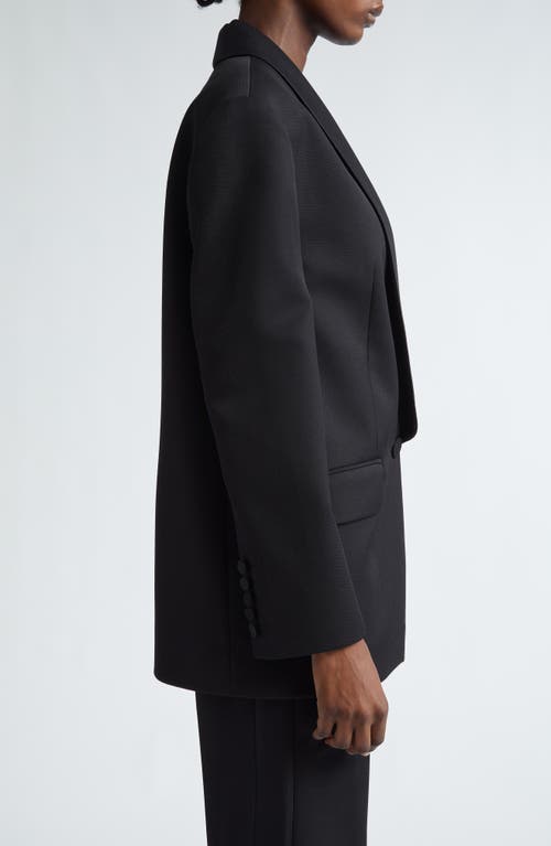 Shop Zimmermann Pavilion Shawl Collar Wool Blend Jacket In Black