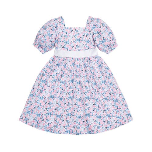 Hope & Henry Girls' Organic Puff Sleeve Party Dress, Kids In English Floral