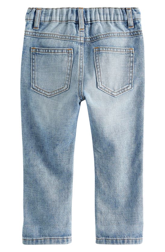 Next Kids' Ripped Nonstretch Denim Jeans In Blue