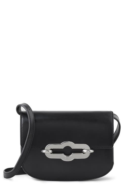 Mulberry Small Pimlico Super Luxe Leather Crossbody Bag in Black-Silver at Nordstrom