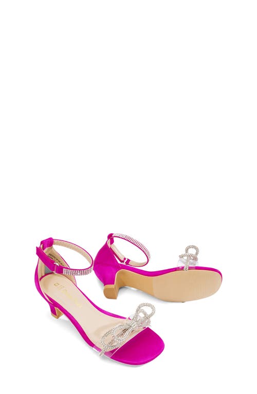 Dream Pairs Kids' Ankle Strap Sandal In Hot Pink