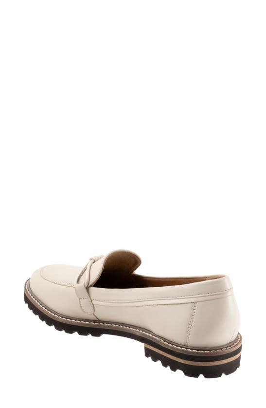 Shop Trotters Fiora Loafer In Ivory