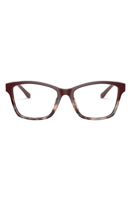 Tory Burch 53mm Optical Glasses in Bordeaux at Nordstrom