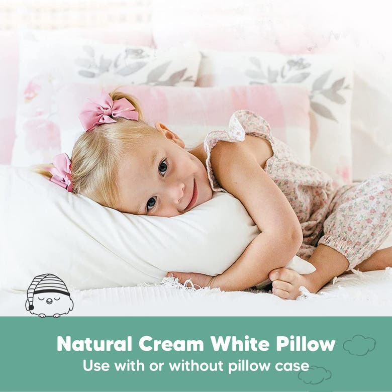 Shop Keababies 2-pack Toddler Pillows In Soft White