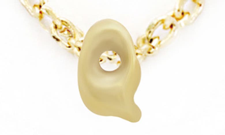 Shop Panacea Bubble Initial Necklace In Gold-q