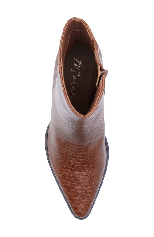 Shop Matisse Gabbie Pointed Toe Bootie In Tan Snake