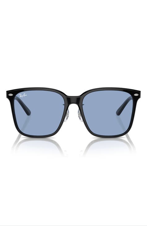 Slim Square 57mm Sunglasses