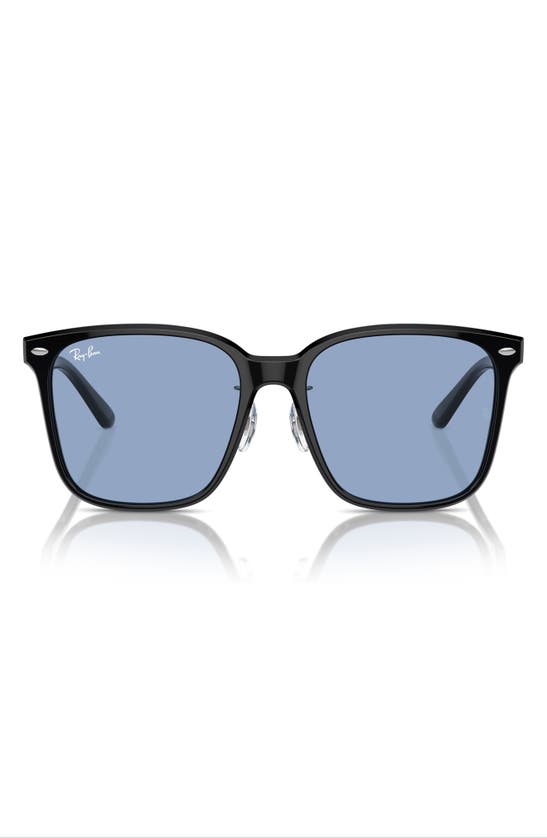 RAY BAN RAY-BAN SLIM SQUARE 57MM SUNGLASSES