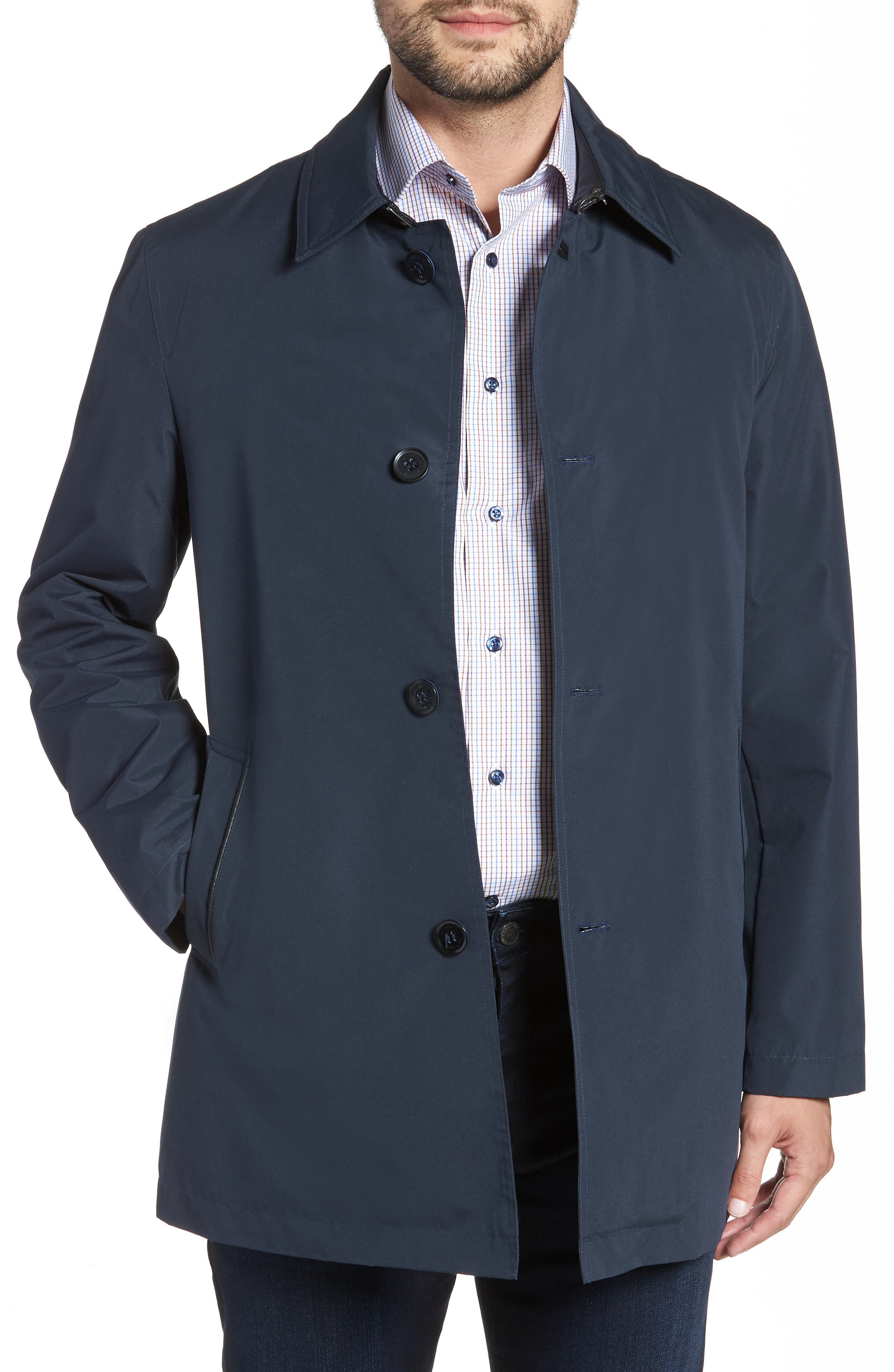 cole haan water resistant car coat