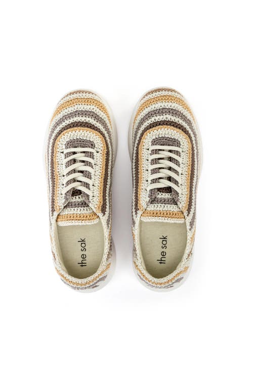 Shop The Sak Asha Sneaker In Serenity Stripe