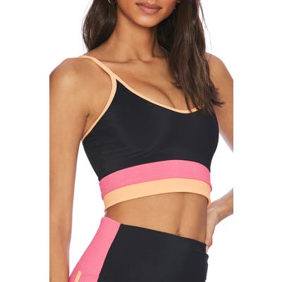 Beach Riot Eva Longline Sports Bra, Black
