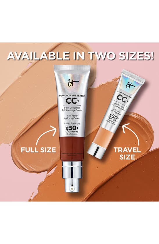 IT COSMETICS IT COSMETICS CC+ COLOR CORRECTING FULL COVERAGE CREAM SPF 50+