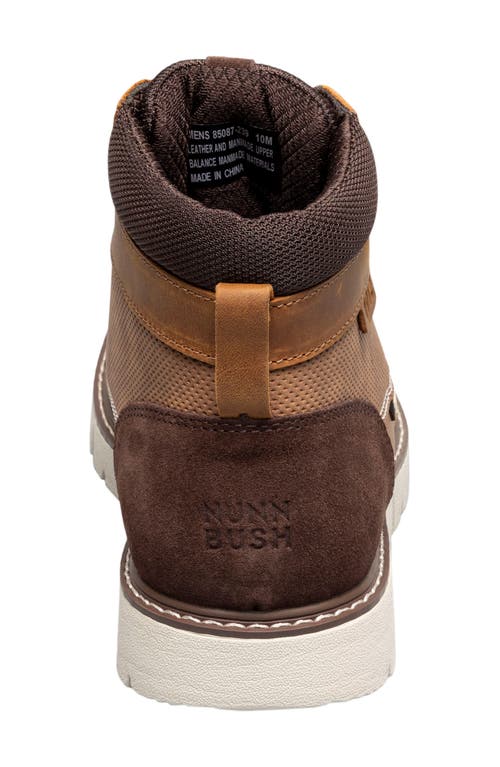 Shop Nunn Bush Karnak Water Resistant Moc Toe Boot In Tan Ch