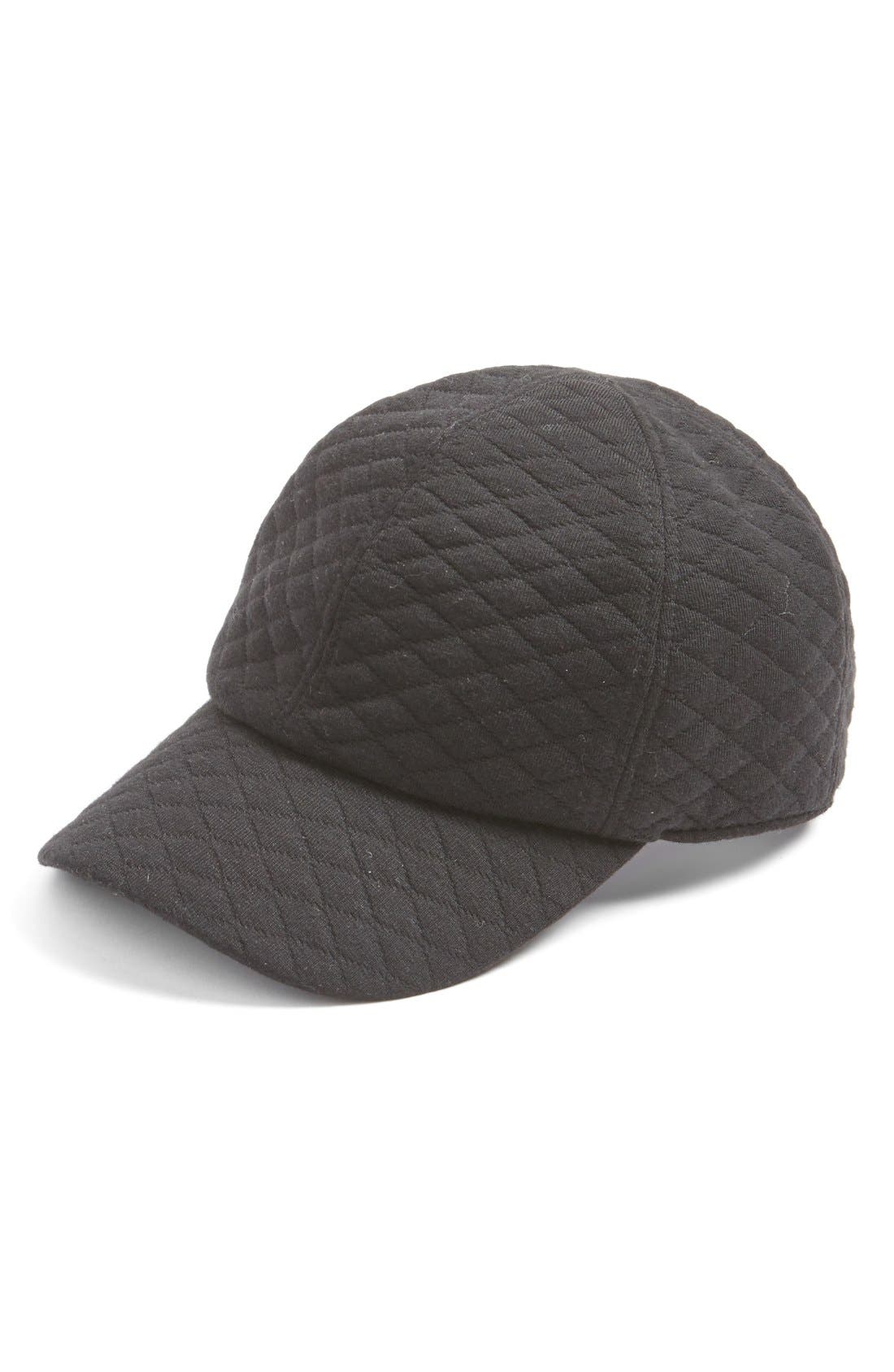 August Hat Quilted Baseball Cap Nordstrom