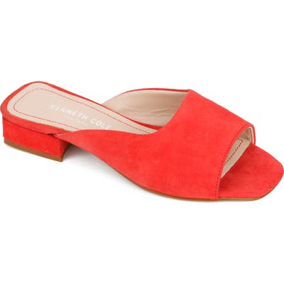 Kenneth Cole New York Emy Slide Sandal- Coral