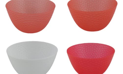 TARHONG TARHONG SET OF 4 HAMMERED CEREAL BOWLS 