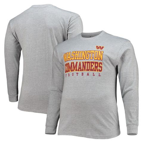 Men's Fanatics Branded Heathered Gray Los Angeles Rams Big & Tall Practice Long  Sleeve T-Shirt