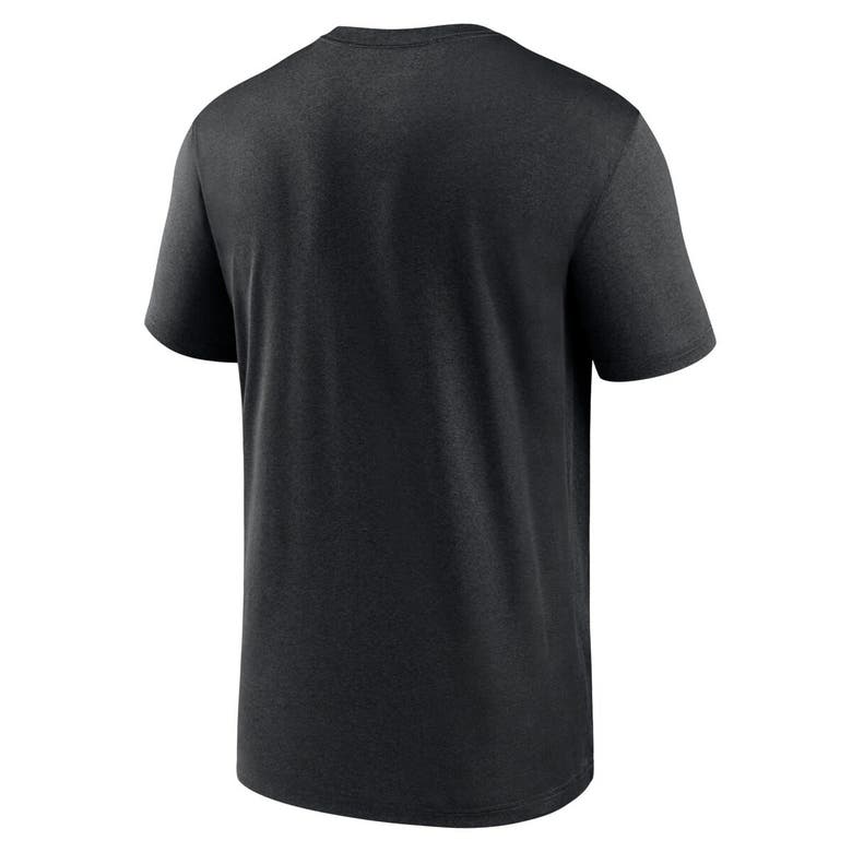 Shop Nike Black Cincinnati Reds Legend Fuse Large Logo Performance T-shirt
