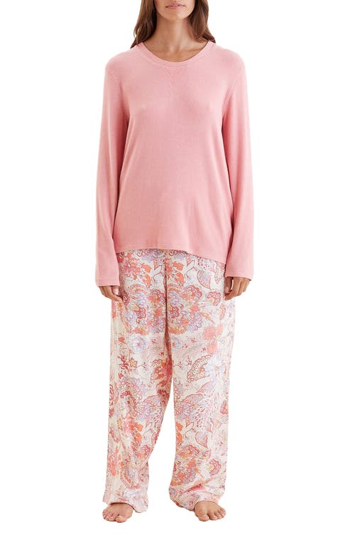 Shop Papinelle Ella Feather Soft Pajamas In Strawberry