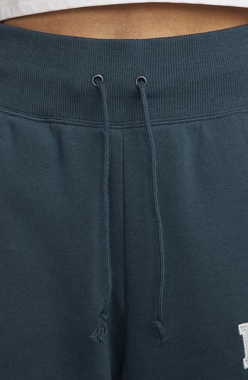 Shop Nike NSW Phoenix Fleece Wide-Leg Pants FB9061-063 grey
