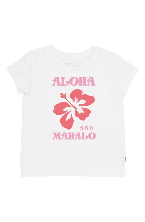 Feather 4 Arrow Mahalo Cotton Graphic T-Shirt in White at Nordstrom, Size 12M