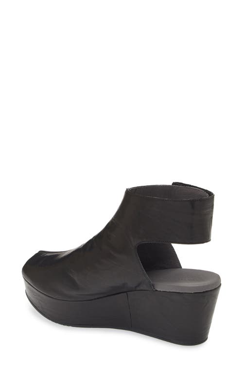 Chocolat Blu Gabby Block Heel Sandal In Black Leather