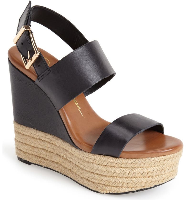 Jessica Simpson 'Allyn' Wedge Platform Leather Sandal (Women) | Nordstrom