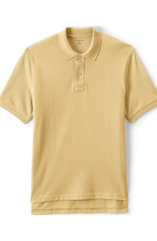 LANDS' END LANDS' END SCHOOL UNIFORM YOUNG  SHORT SLEEVE MESH POLO SHIRT 