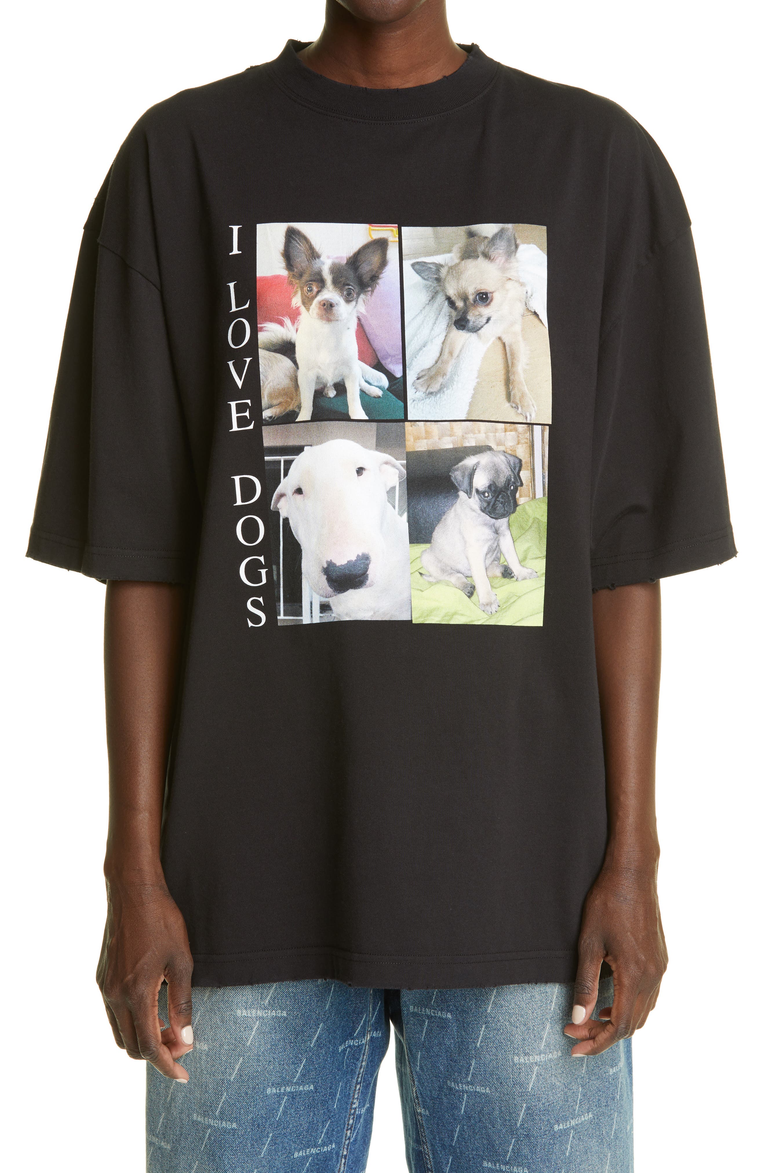 balenciaga t shirt girl