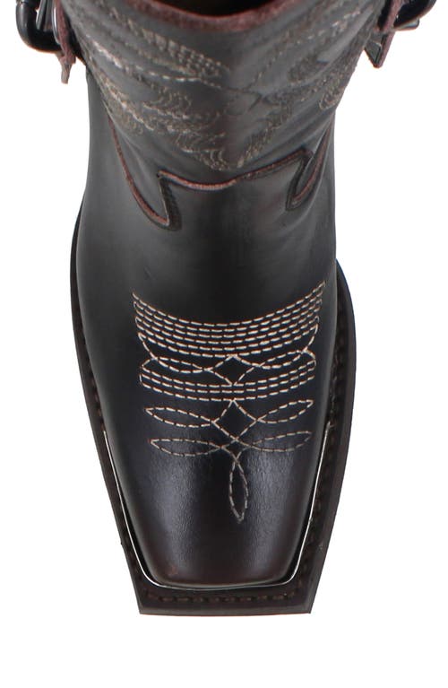 Zigi Amaranta Cowboy Boot In Brown Leather