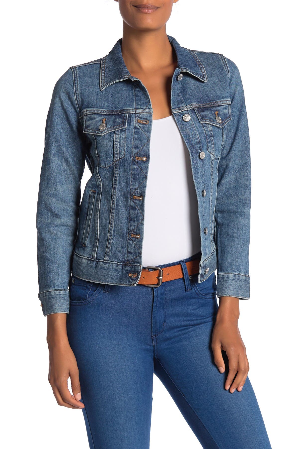 stretch out denim jacket