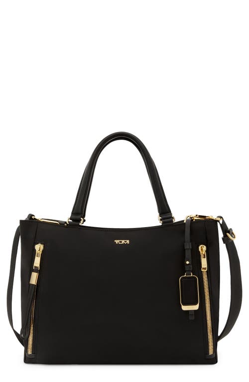 Tumi Medium Valetta Tote In Black/gold