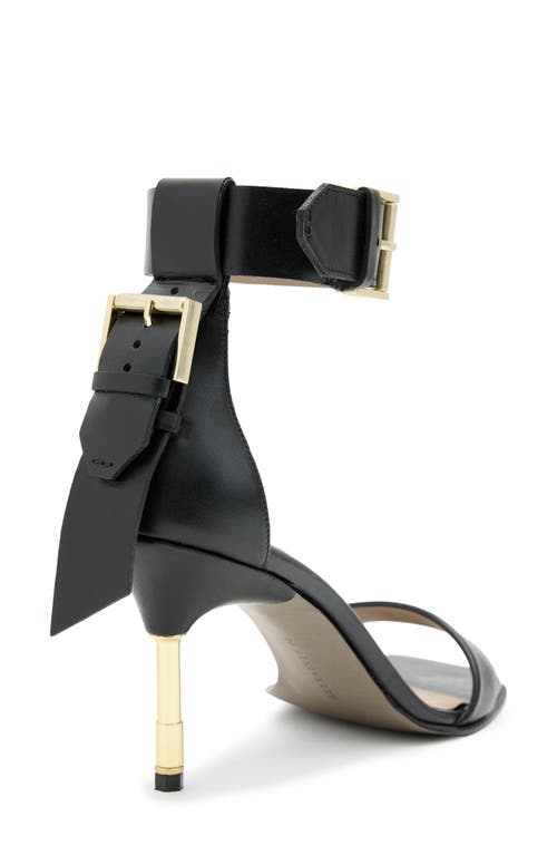 Shop Allsaints Noir Ankle Strap Sandal In Black