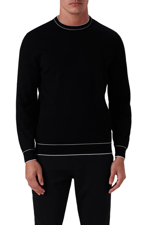 Bugatchi Tipped Cotton Blend Sweater at Nordstrom,