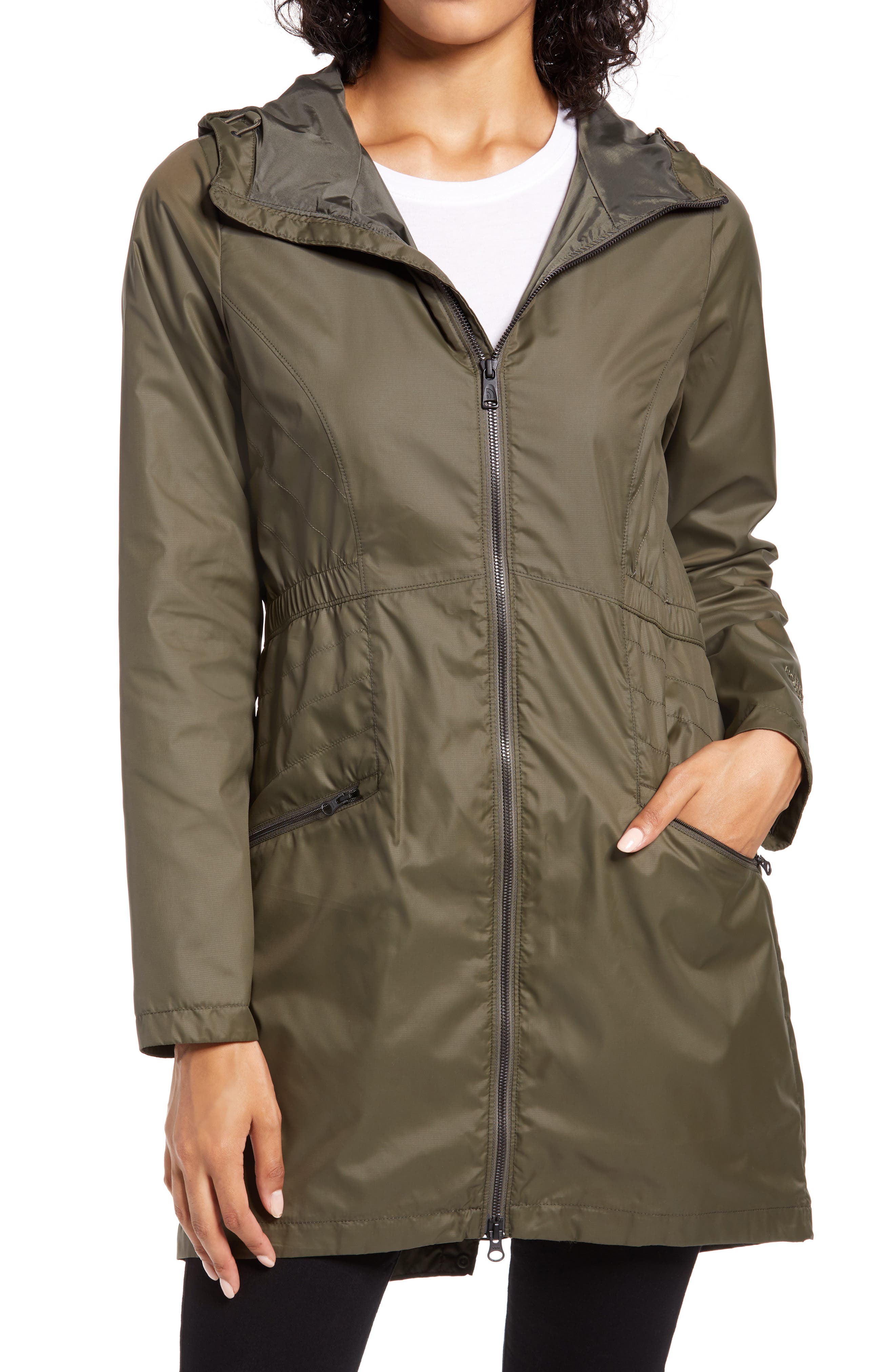 rissy 2 hooded water repellent raincoat
