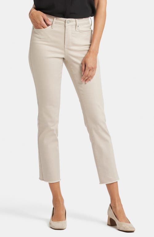 Nydj Sheri Ankle Fray Hem Slim Jeans In Feather