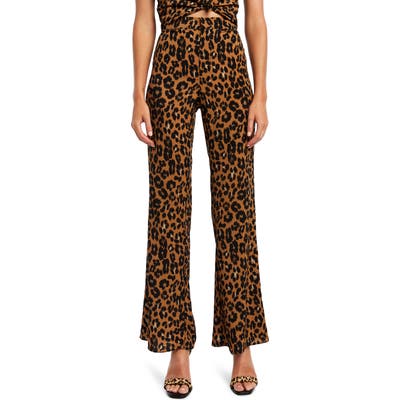 Bardot Leopard Flare Pants