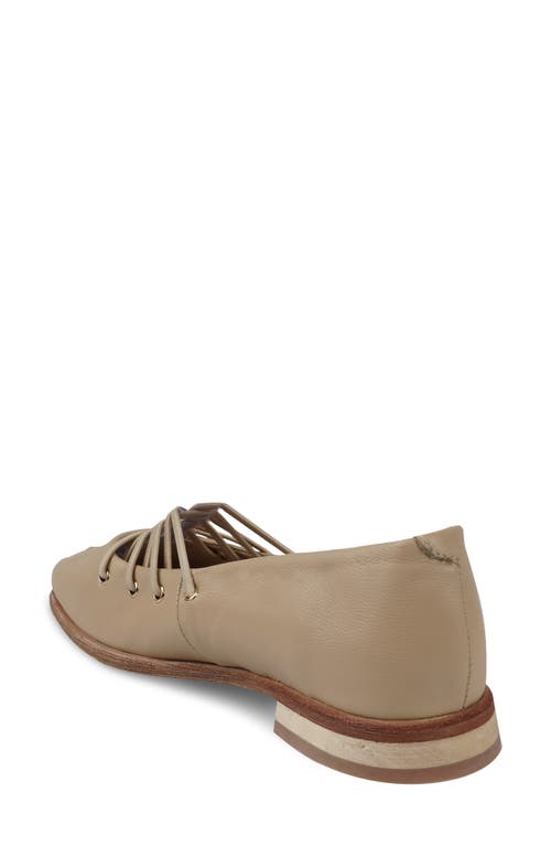 Shop Artisan Crafted By Zigi Quinn Flat In Beige Leather