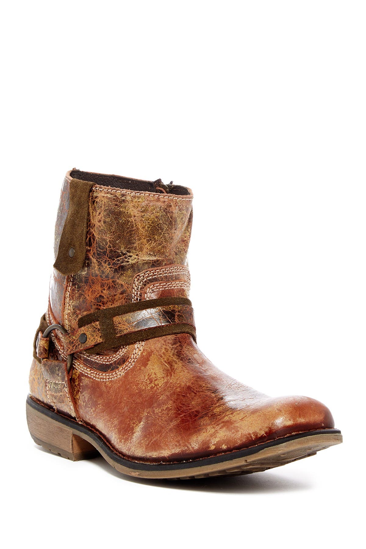 roan leather boots