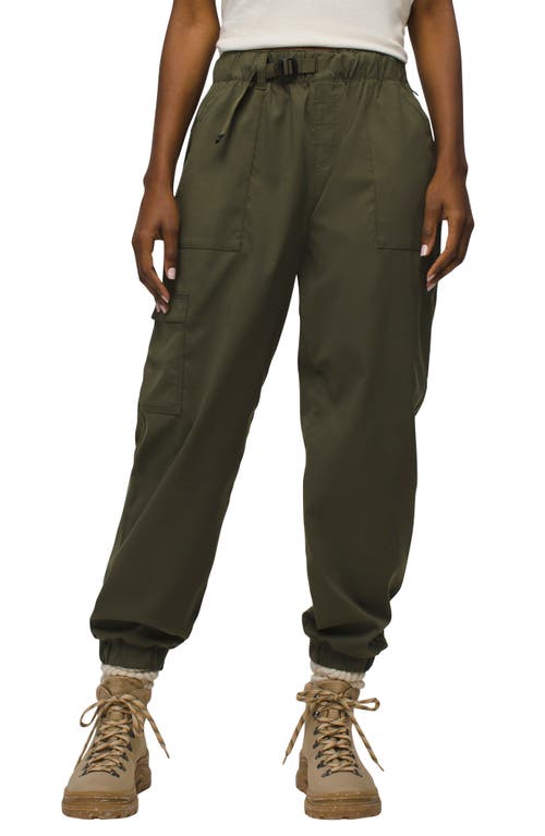 Shop Prana Stretch Zion™ Elastic Waist Joggers In Spruce