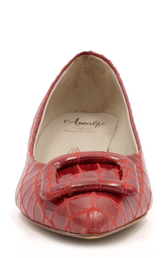 Amalfi By Rangoni Amsterdam Pointed Toe Pump In Red Benigni