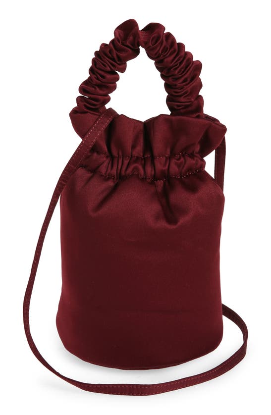 GANNI RUCHED TOP HANDLE BAG