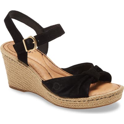 B?rn Ladue Platform Sandal, Black