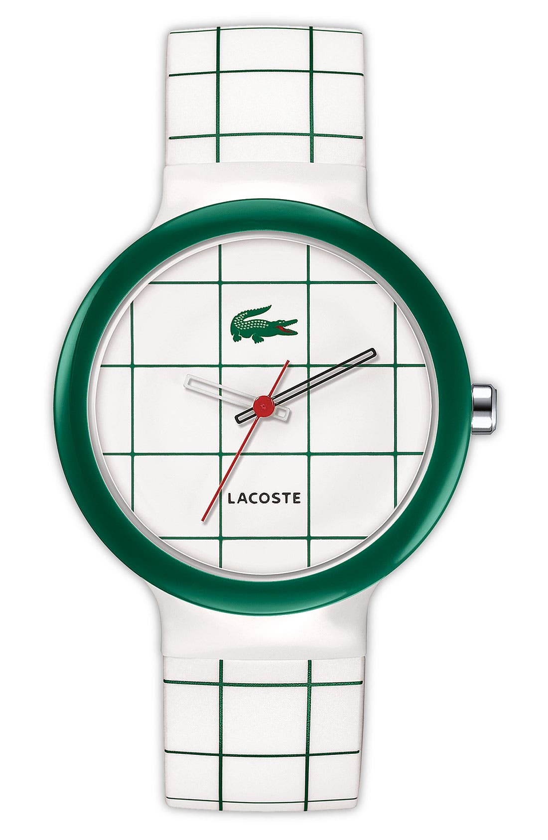Lacoste 'Goa' Plastic Bezel Watch Nordstrom