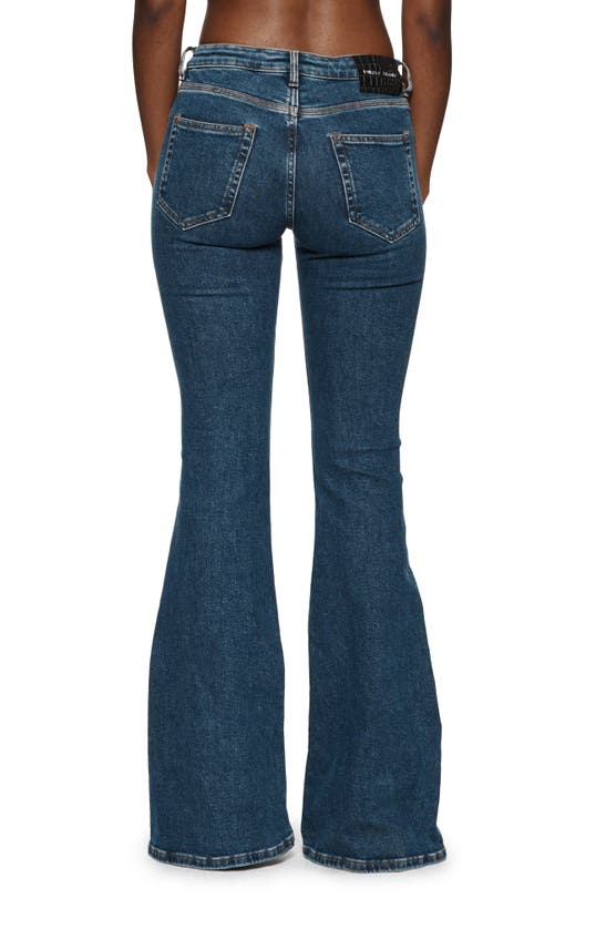 Shop Purple Brand Flare Jeans In Dk Indigo