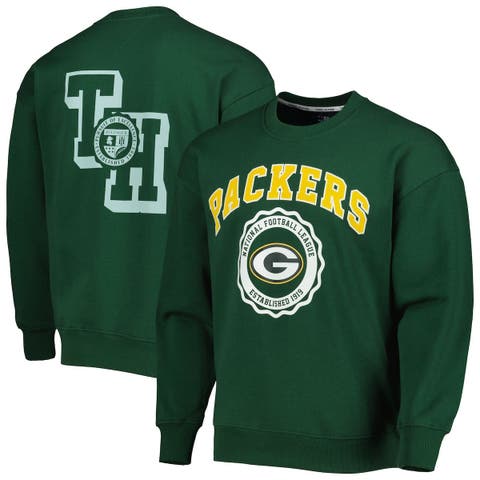 Men's Green Bay Packers Tommy Hilfiger Green/Charcoal Pinnacle Pullover  Hoodie