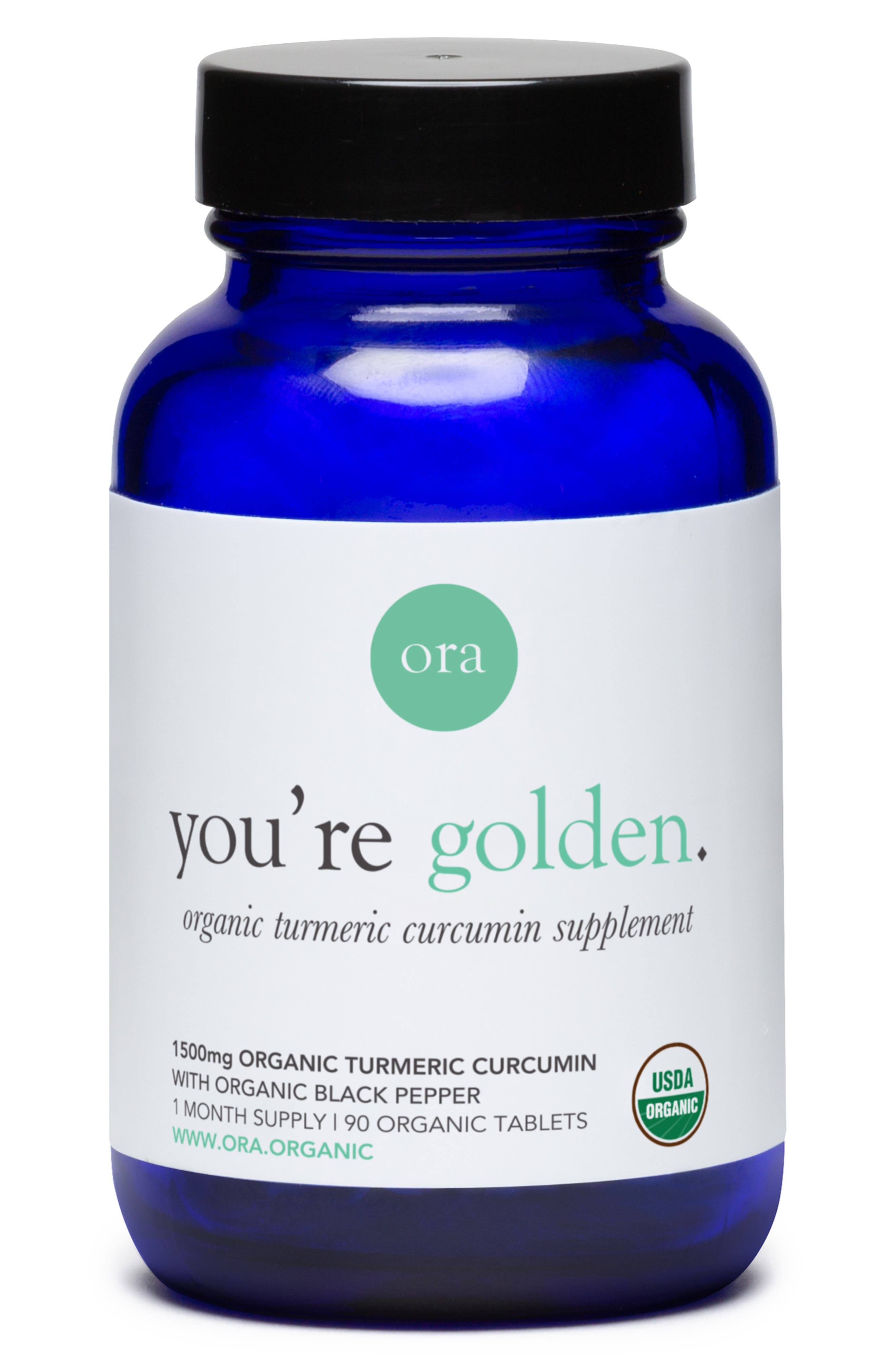 Ora Organic You're Golden Organic Turmeric Curcumin Dietary Supplement