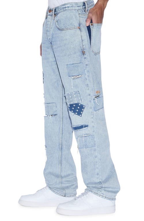 KSUBI KSUBI ANTI K MILLS RIPPED & PATCHED JEANS 