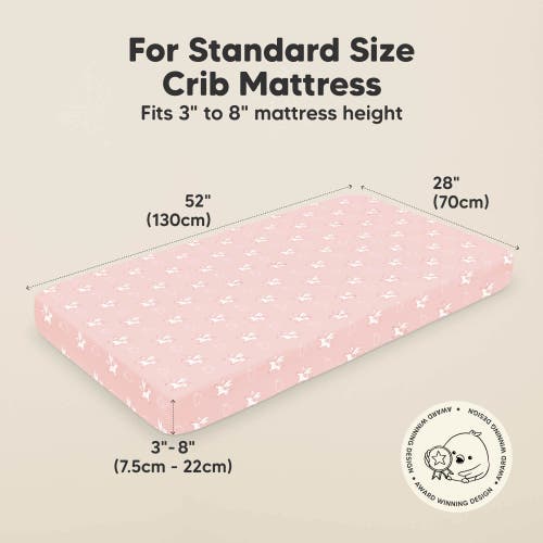 Keababies Soothe Fitted Crib Sheet In Dreamland