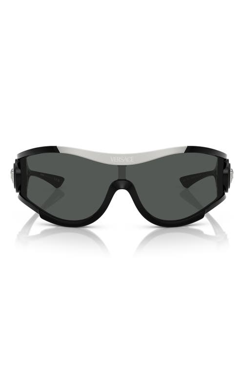 Versace 42mm Irregular Sunglasses In Black Grey